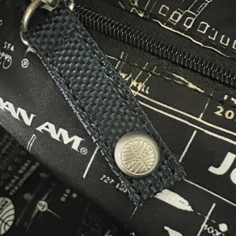 Pan Am Navy Blue Multipurpose Duffel/Gym/Carry-On/Overnight Bag - Picture 12 of 16